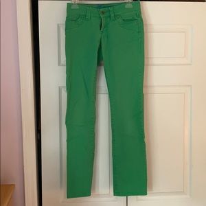 Green Skinny Jeans